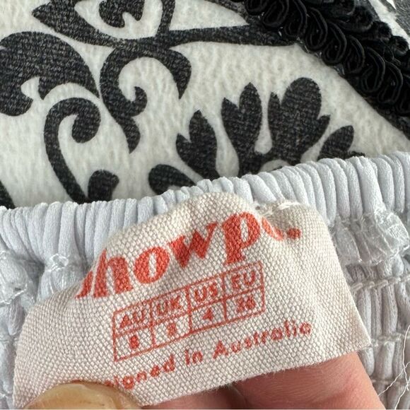 Showpo White Sheer Sleeve Corset-Style Top 4 - Picture 8 of 9